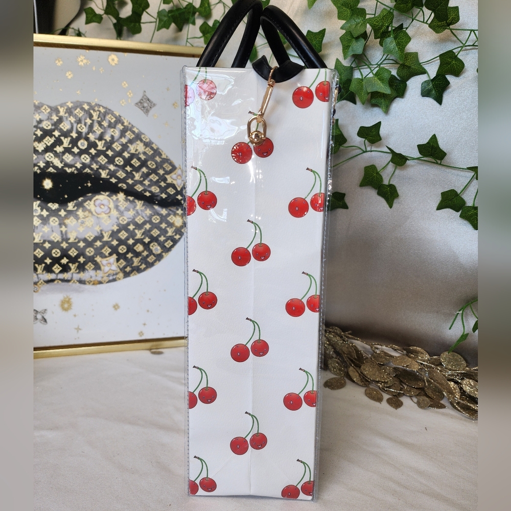 Authentic Louis Vuitton LIMITED EDITION Cherry retail Shopping Bag In A PVC Tote - Picture 4 of 10